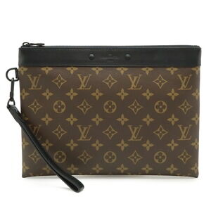LOUIS VUITTON Louis Vuitton Monogram Macassar Pochette To Go Second Bag Clutc...